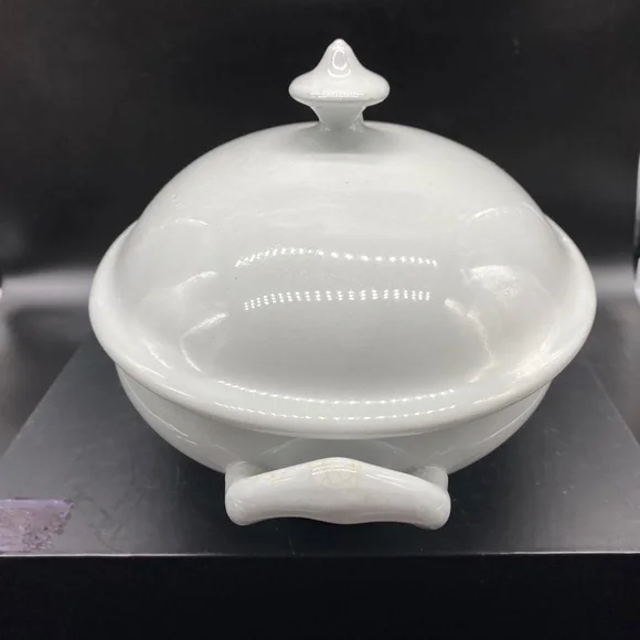 Antique Burgess & Goddard Prince of Wales Royal Patent Ironstone Covered Tureen